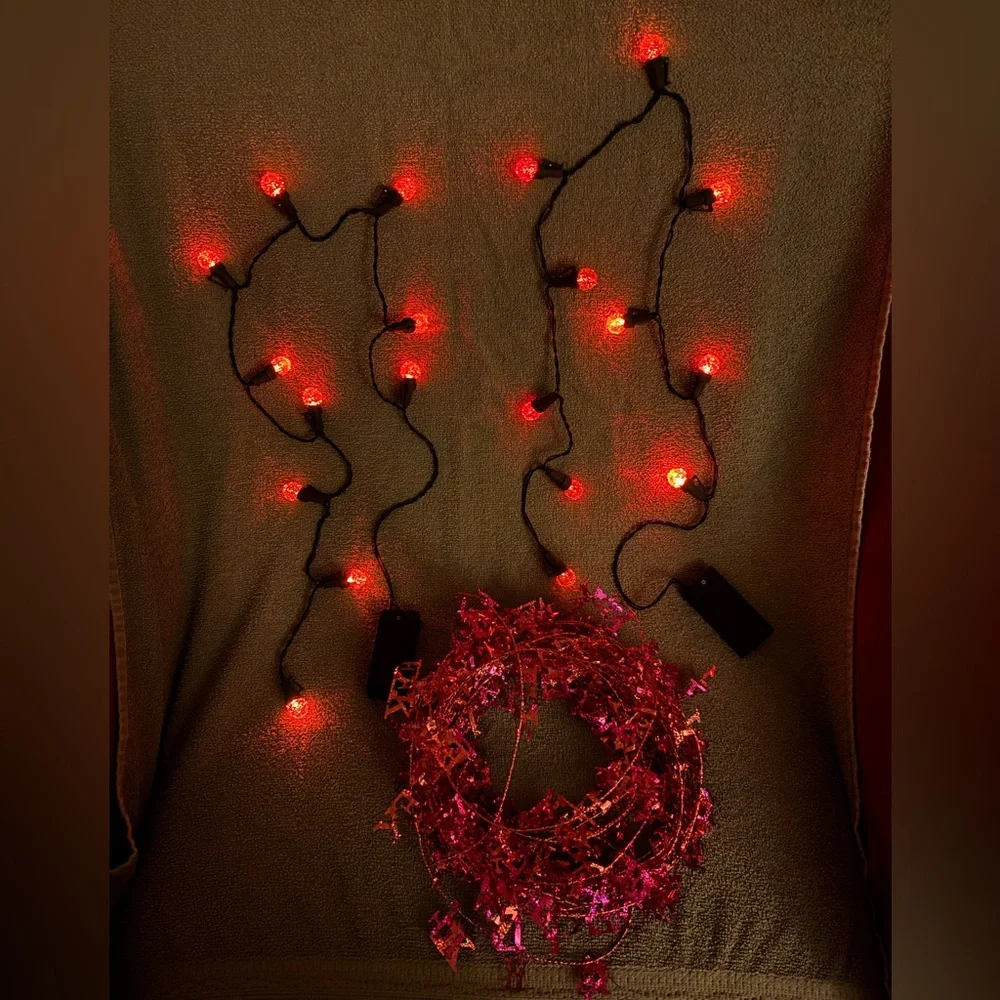 Halloween bundle 2 light strings 1 garland